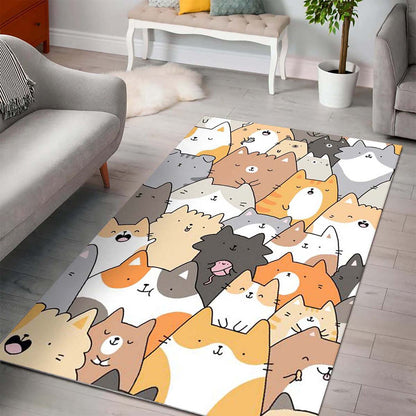 Adorable Pusheen Cat Teppich 3