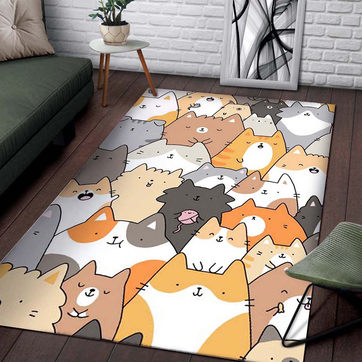 Adorable Pusheen Cat Teppich 2