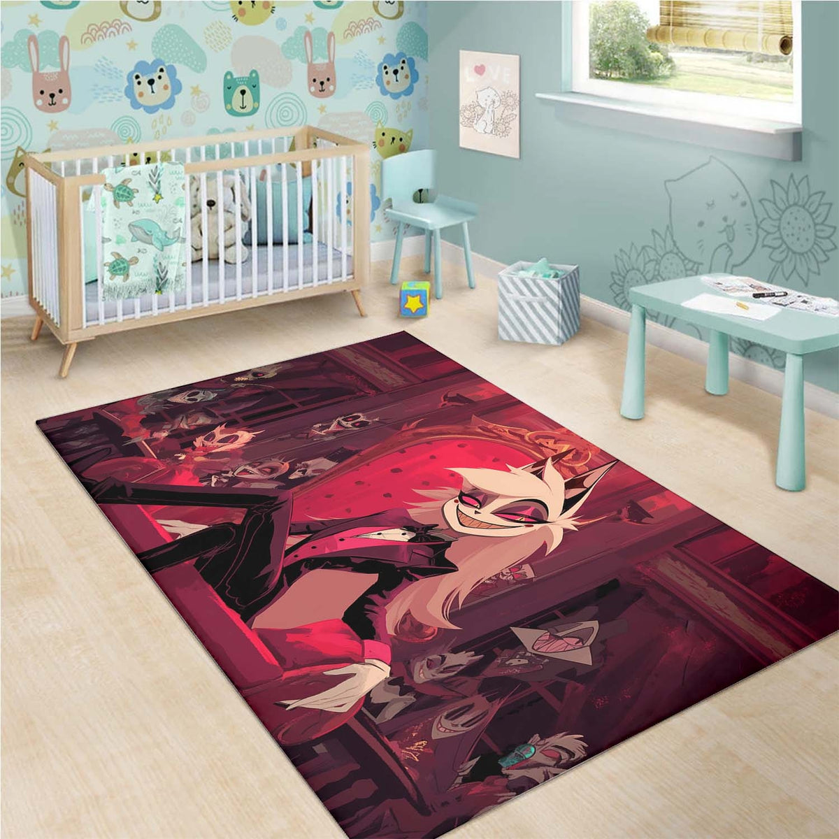 Alastor 8K Hazbin Teppich
