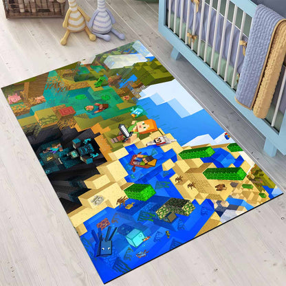 Alex In Der Minecraft-welt Teppich 3