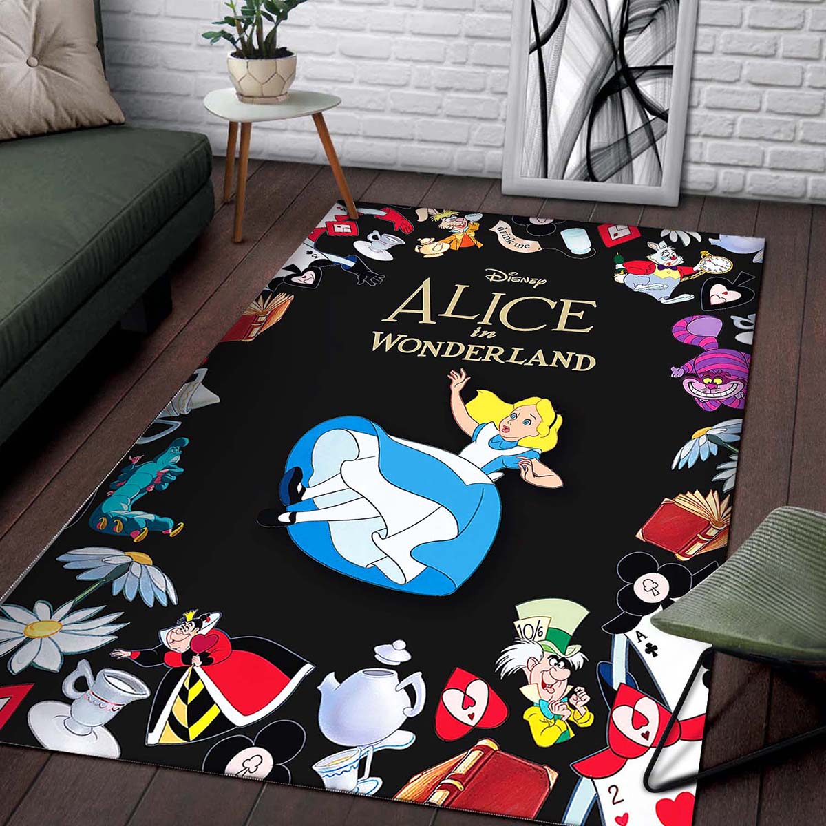 Alice Im Wunderland Teppich 2