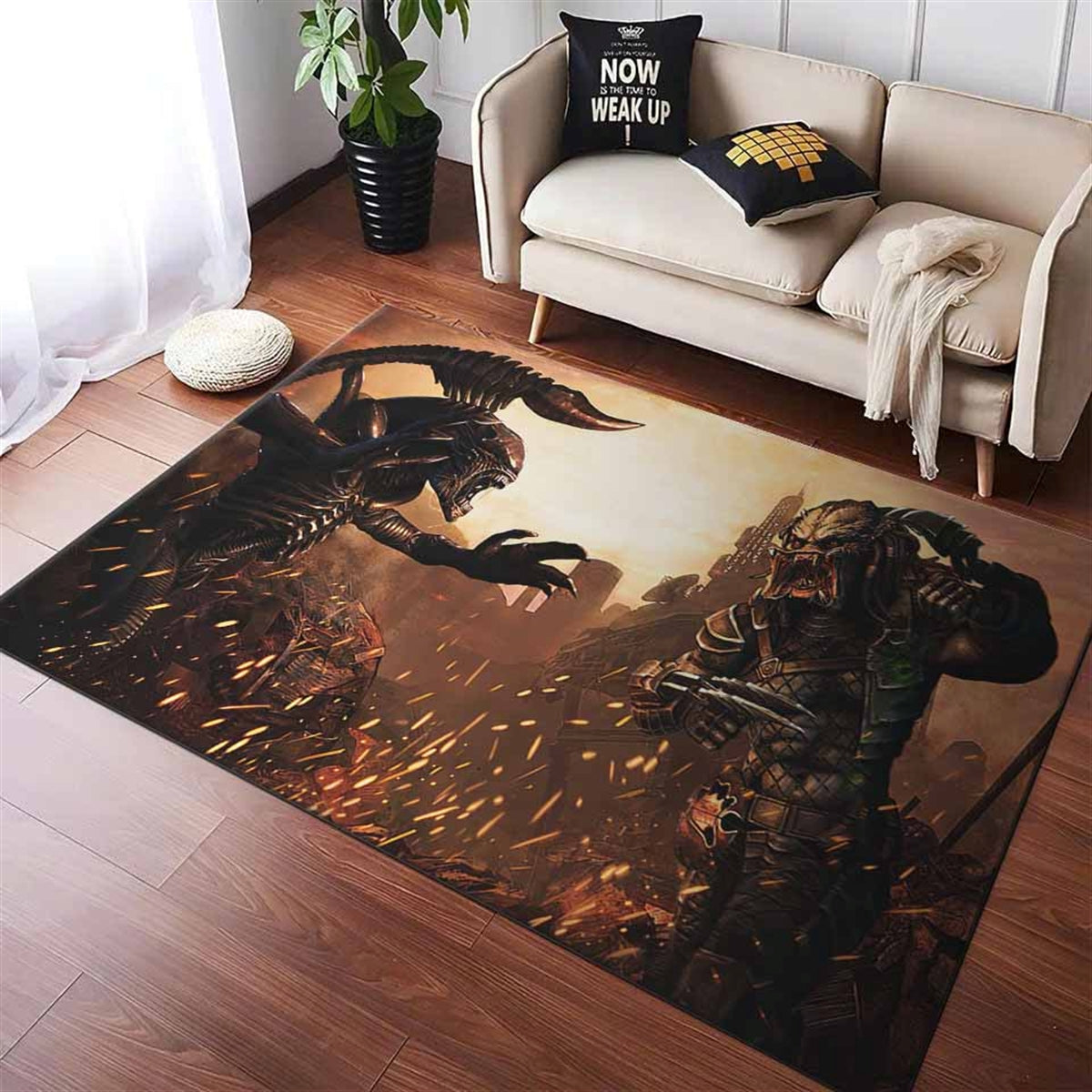 Alien Vs Predator Teppich