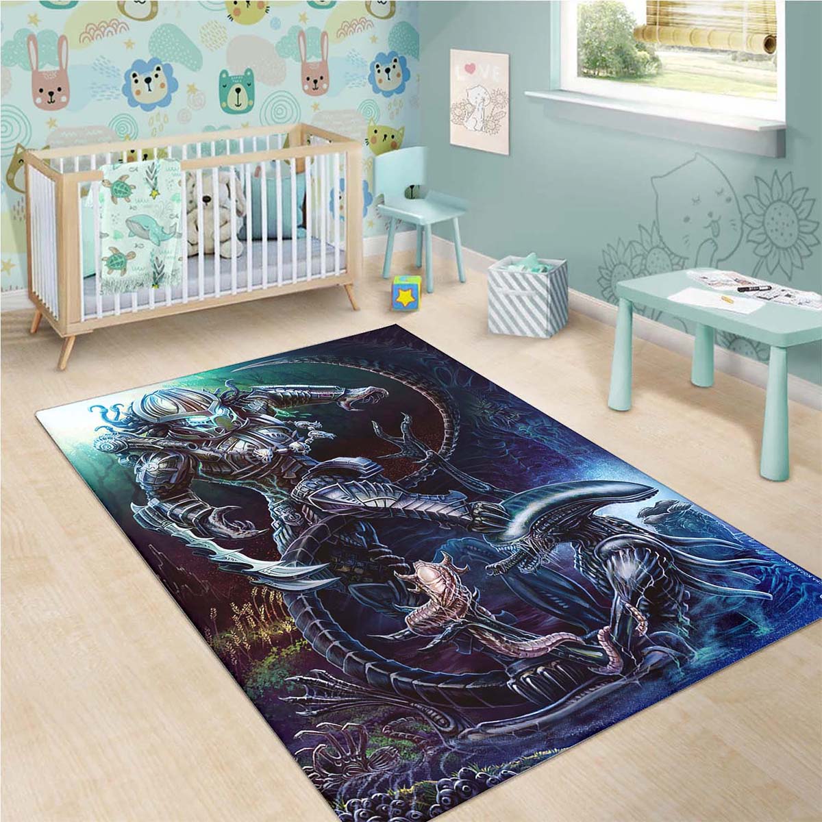Aliens Vs Predator Teppich 3