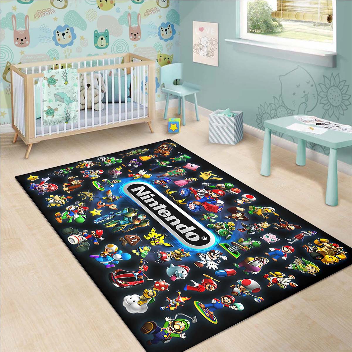 Alle Charakter Nintendo Teppich 3