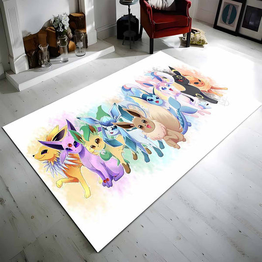 Alle Evoli-entwicklungen Pokmon All Eevee Evolutions Pokemon 1001 Teppich