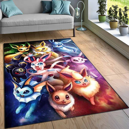 Alle Evoli-entwicklungen Pokmon All Eevee Evolutions Pokemon 1002 Teppich 3