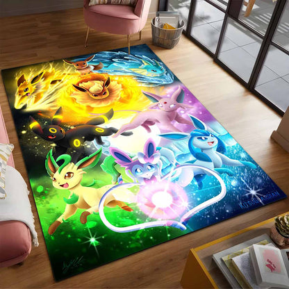 Alle Evoli-entwicklungen Pokmon All Eevee Evolutions Pokemon 1004 Teppich 2