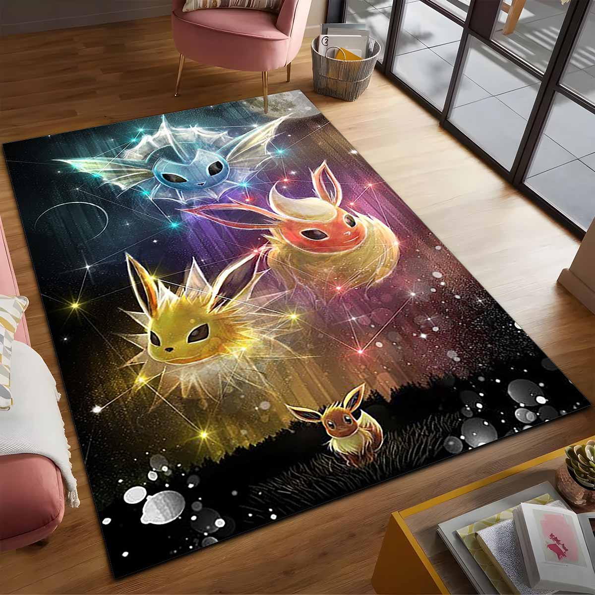 Alle Evoli-entwicklungen Pokmon All Eevee Evolutions Pokemon 1005 Teppich 2