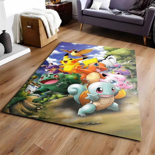 Alle Glcklichen Pokmon Teppich