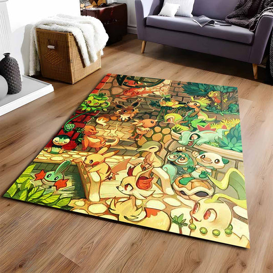 Alle Pflanzen-pokmon 6 Teppich