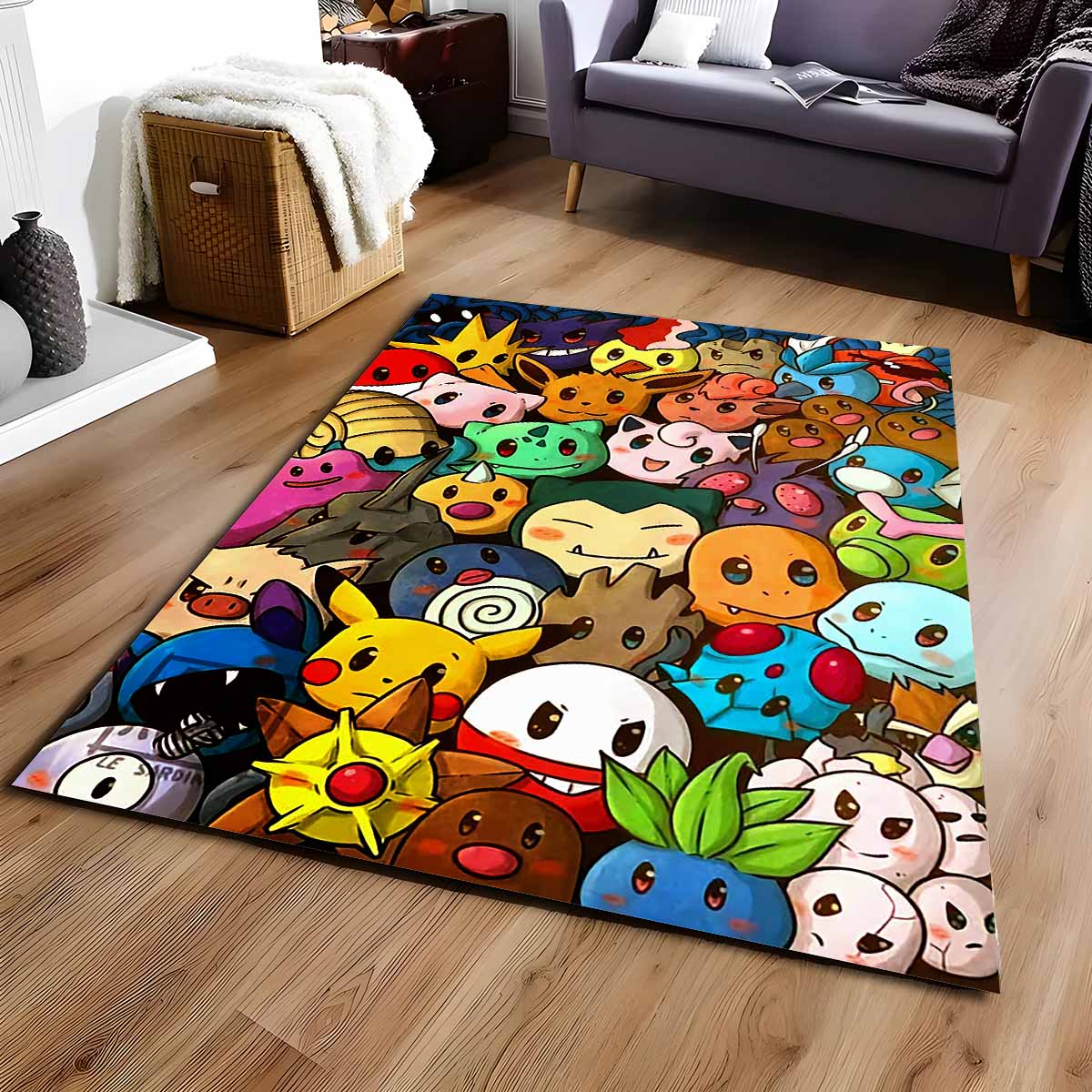 Alle Pokmon 2 Teppich