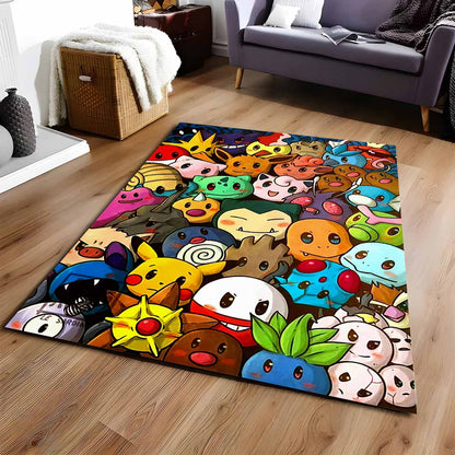 Alle Pokmon 2 Teppich