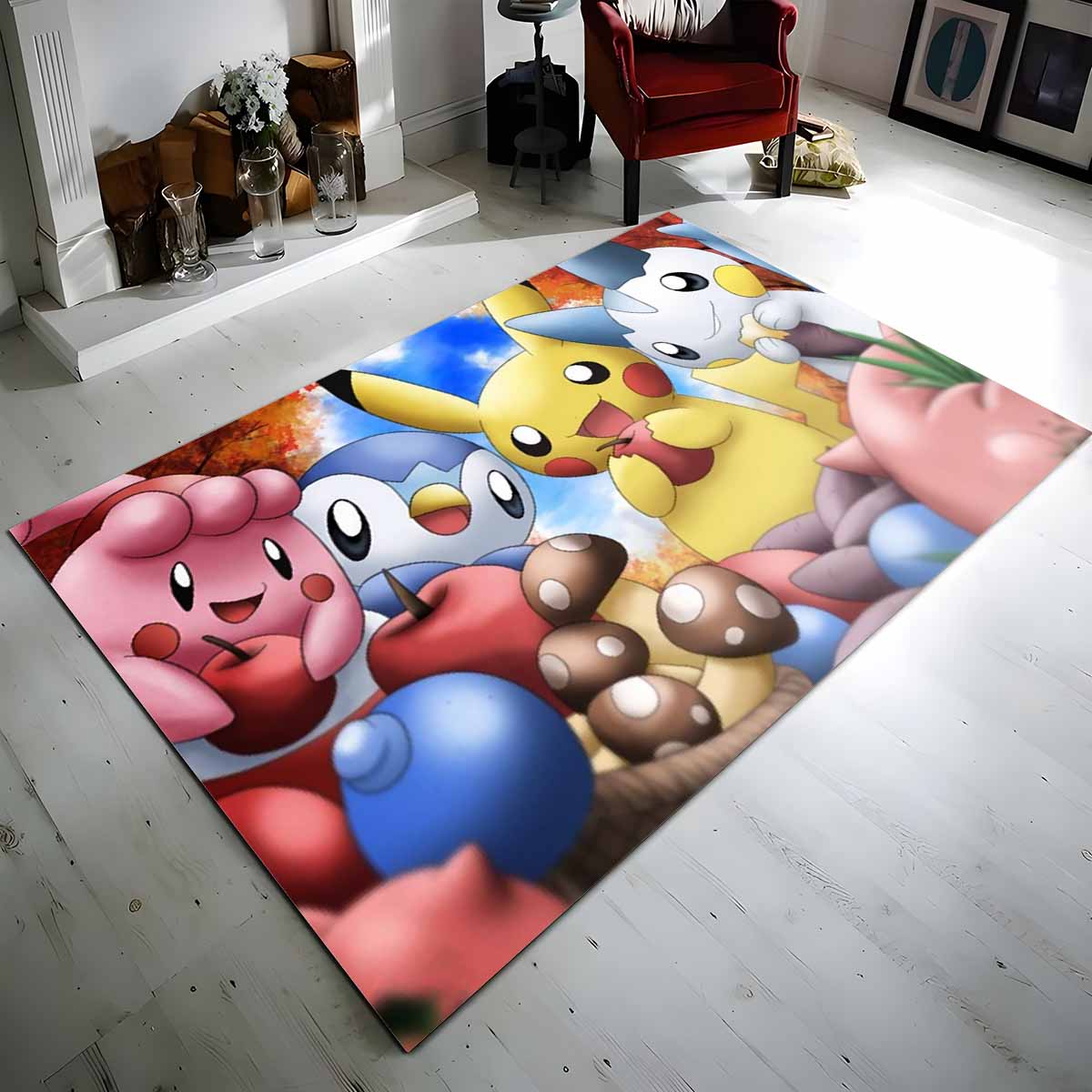 Alle Pokmon 4 Teppich