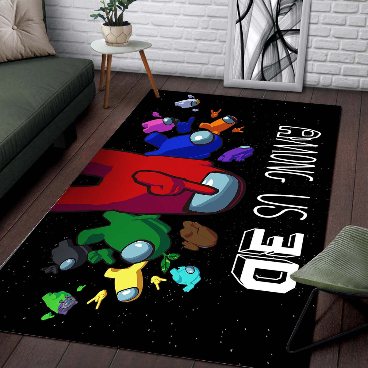 Among Us 3D Key Art Teppich 2
