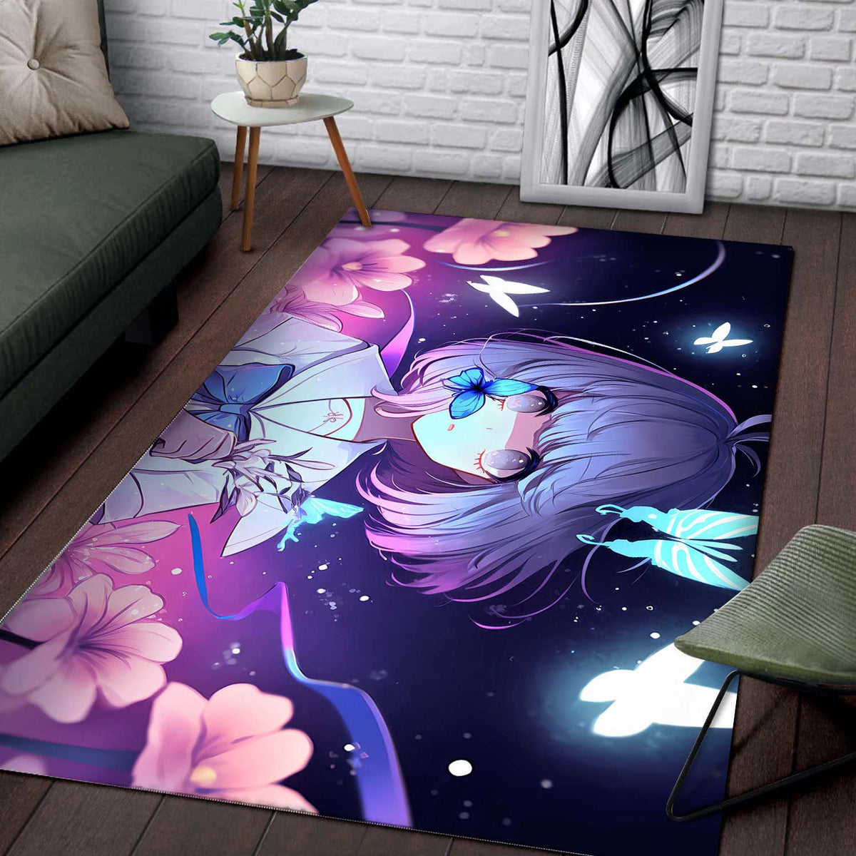 Anime Girl Girly Teppich 2