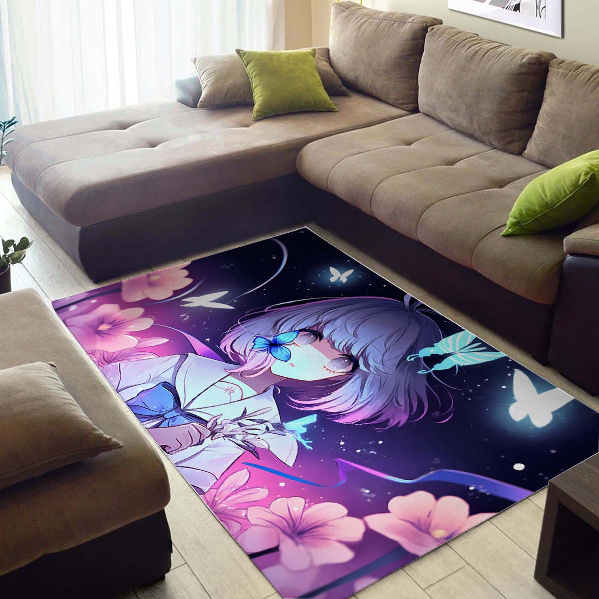 Anime Girl Girly Teppich 3