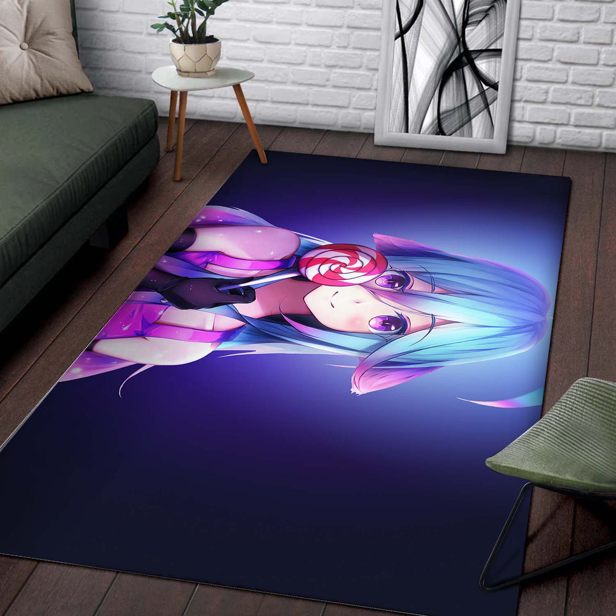 Anime Girl Lollipop Teppich 2