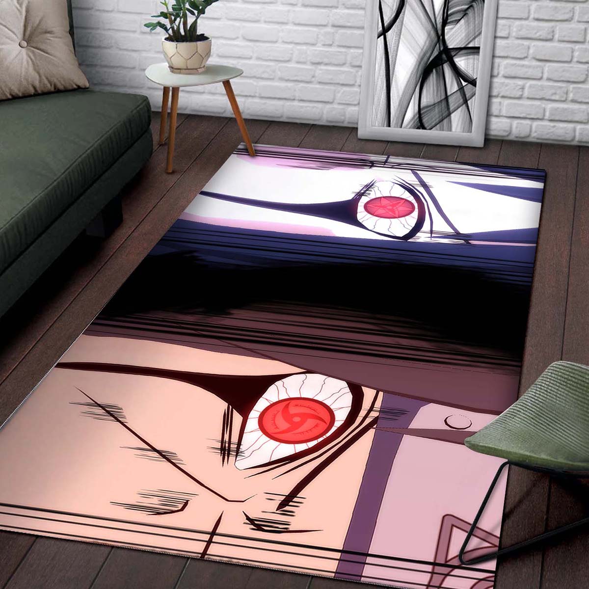 Anime Naruto Uchiha Sasuke And Uchiha Itachi 6 Teppich 2