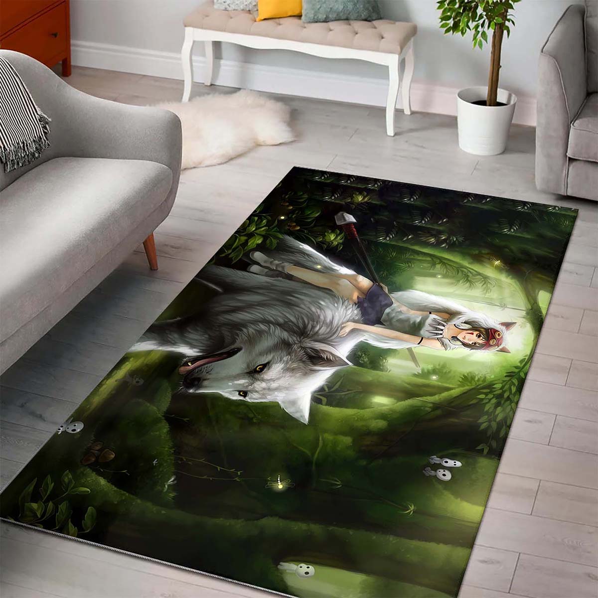 Anime-princess-mononoke-anime Teppich 3