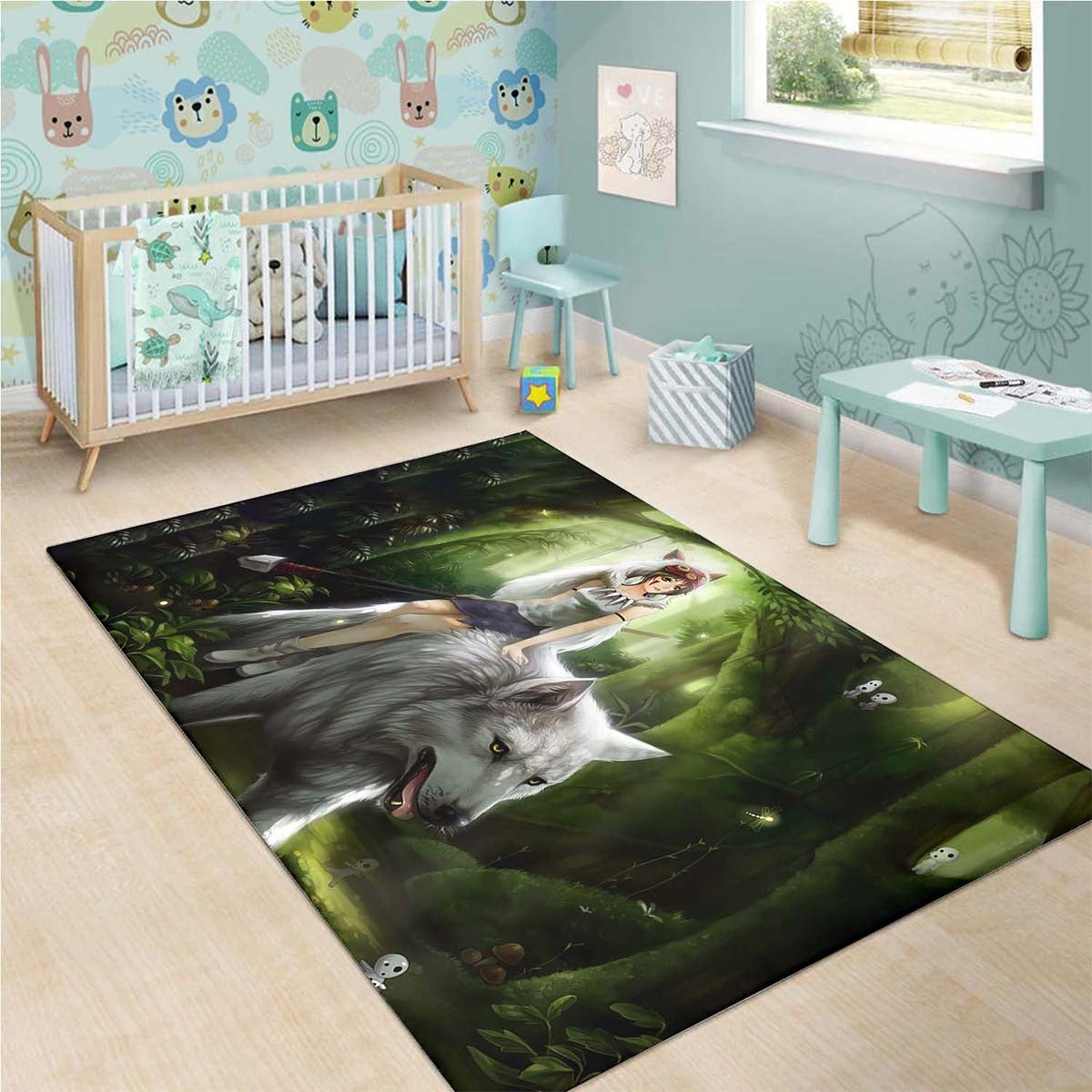 Anime-princess-mononoke-anime Teppich