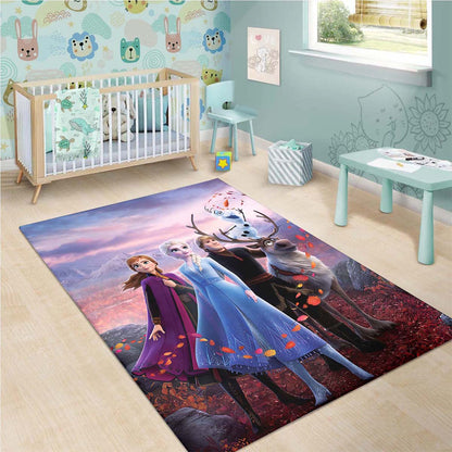 Anna Elsa Olaf Frozen Eisknigin Disney 4836 Teppich 3