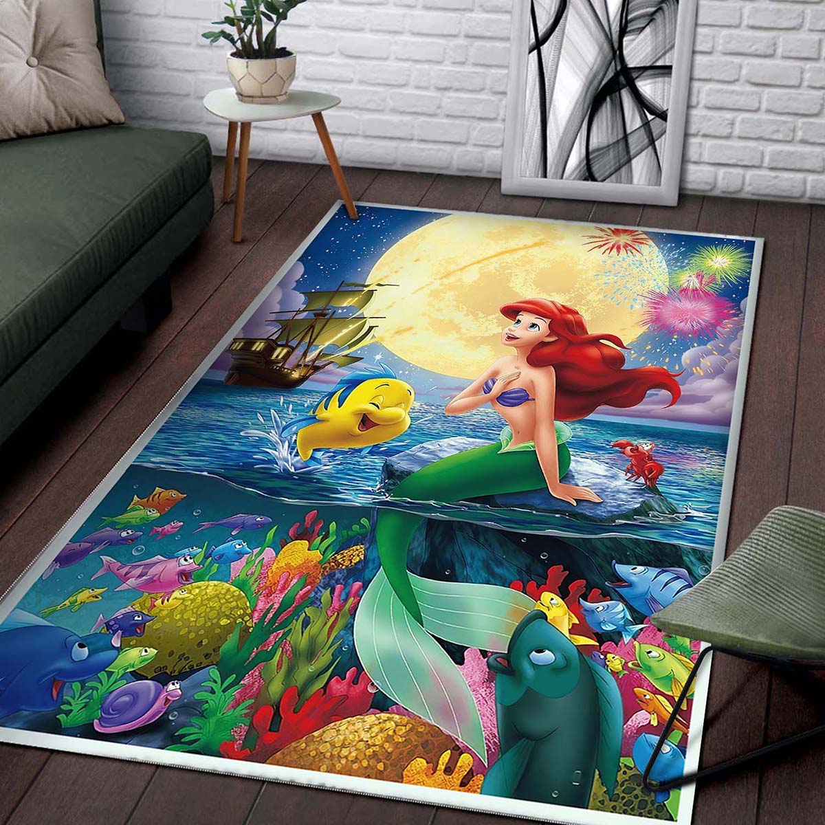 Ariel The Little Mermaid Disney 101 Teppich 2