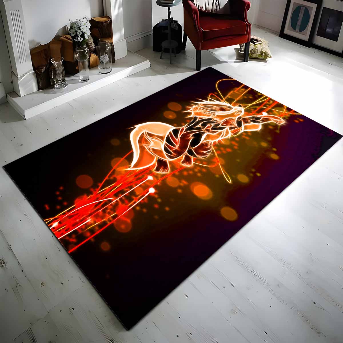 Arkani Pokmon Die Legende Arcanine Pokemon The Legend 3 Teppich