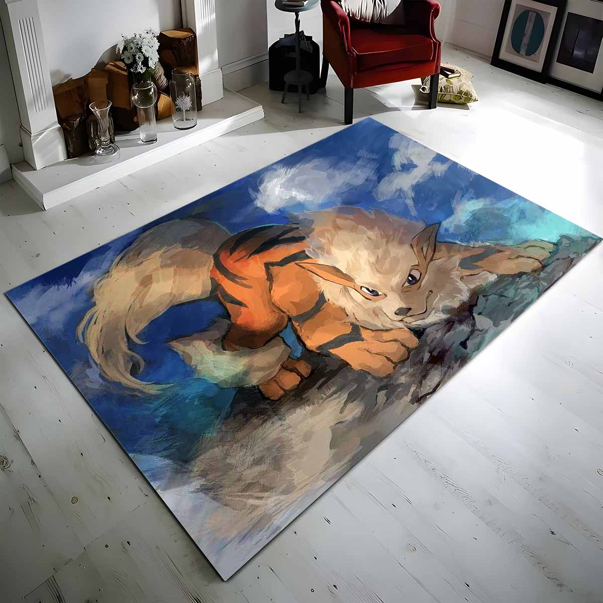 Arkani Pokmon Die Legende Arcanine Pokemon The Legend 4 Teppich