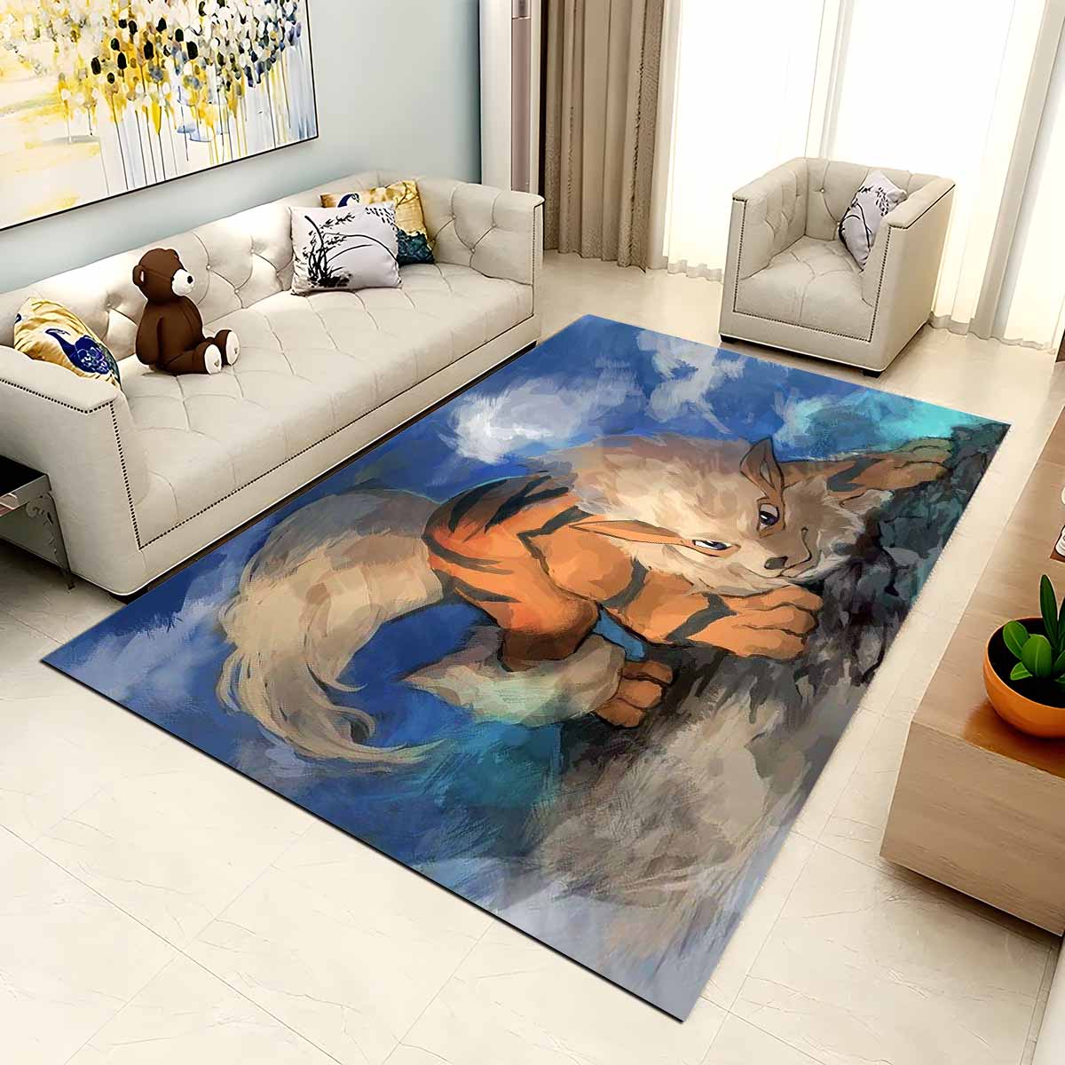 Arkani Pokmon Die Legende Arcanine Pokemon The Legend 4 Teppich 2