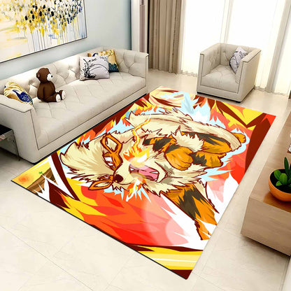 Arkani Pokmon Die Legende Arcanine Pokemon The Legend Teppich 2