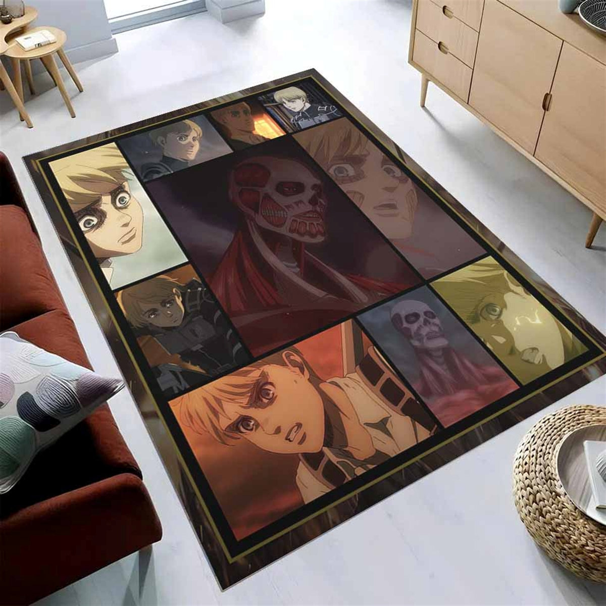 Armin Arlert Attack On Titan Teppich