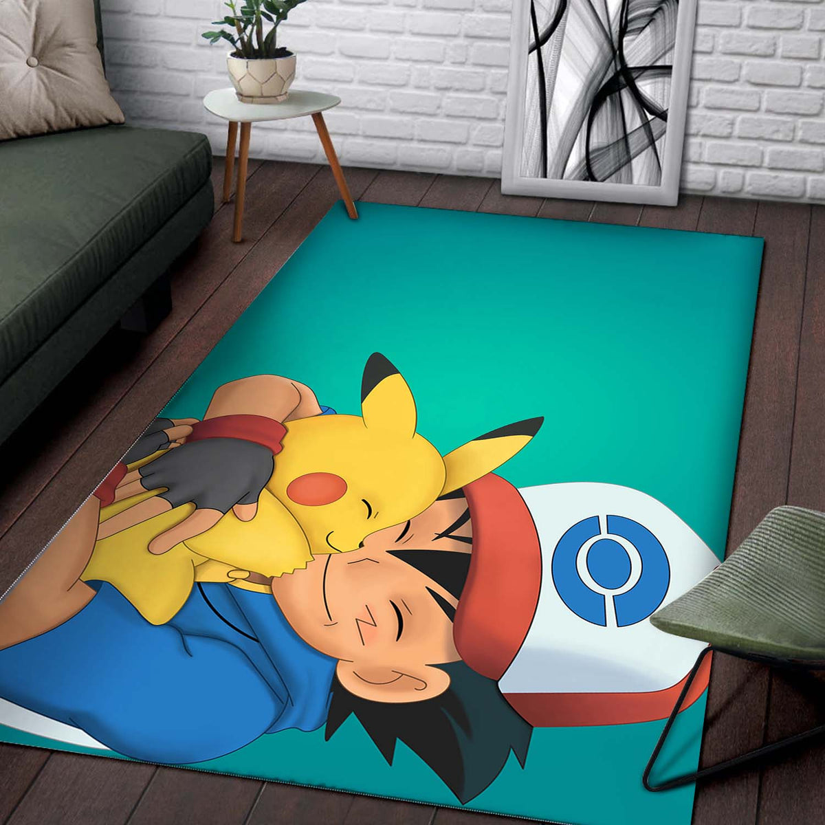 Ash Ketchum Pikachu 1 Teppich 2
