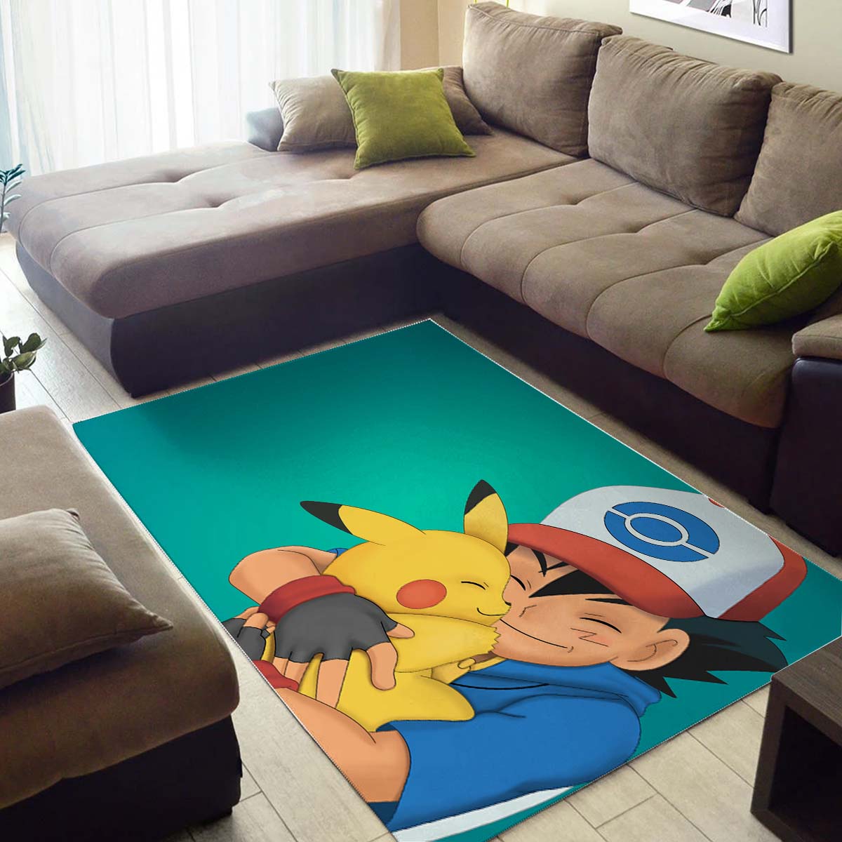 Ash Ketchum Pikachu 1 Teppich 3