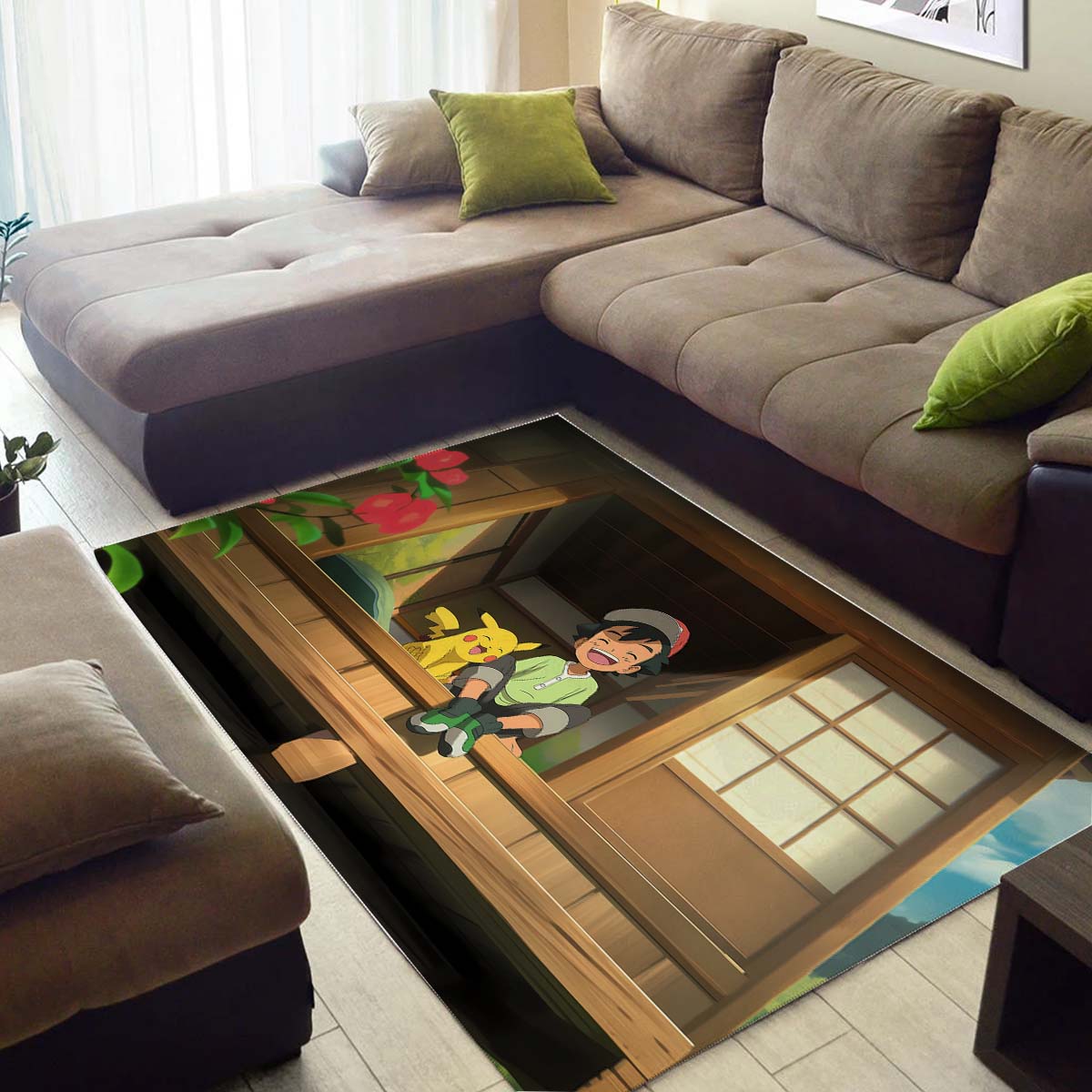 Ash Ketchum Pikachu Teppich 3