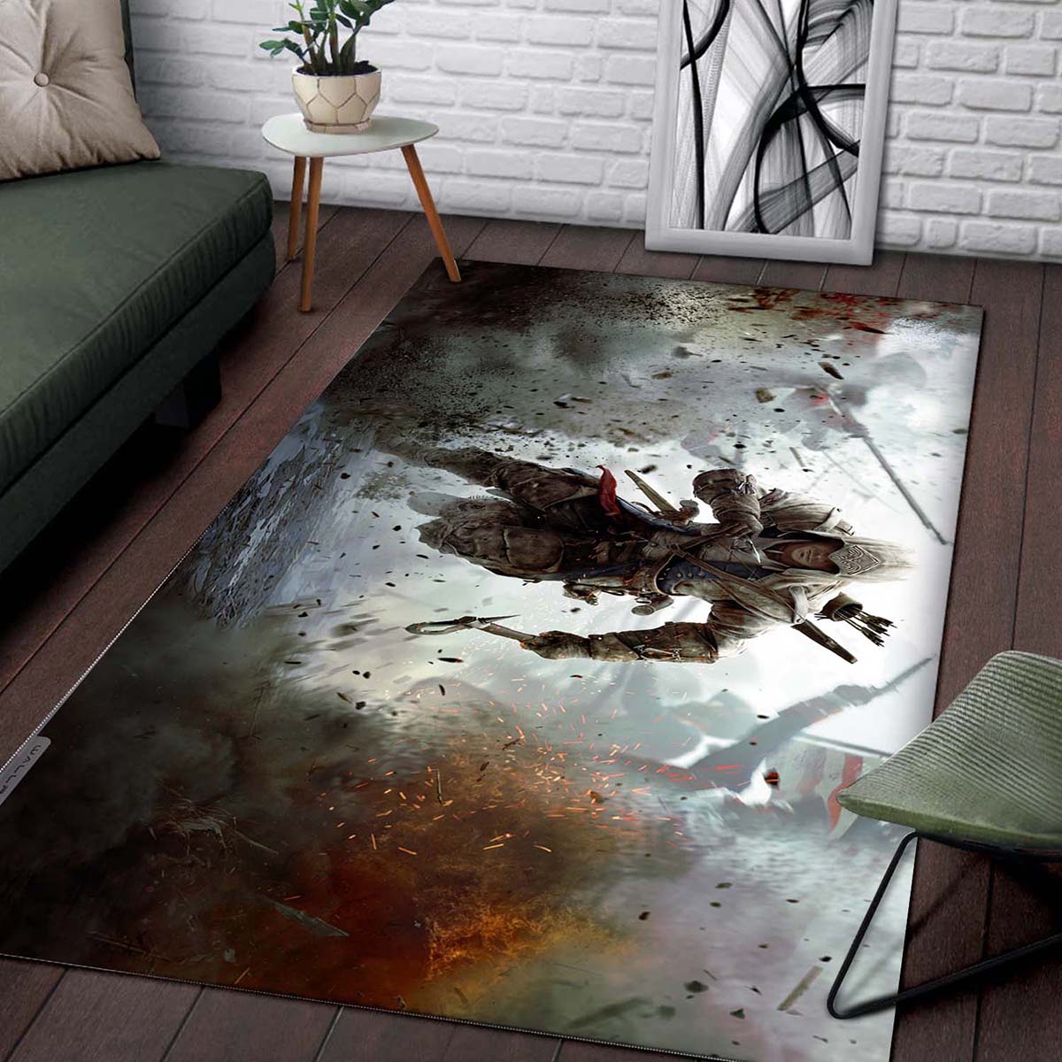 Assassins Creed 3 Connor Free Running Teppich 2