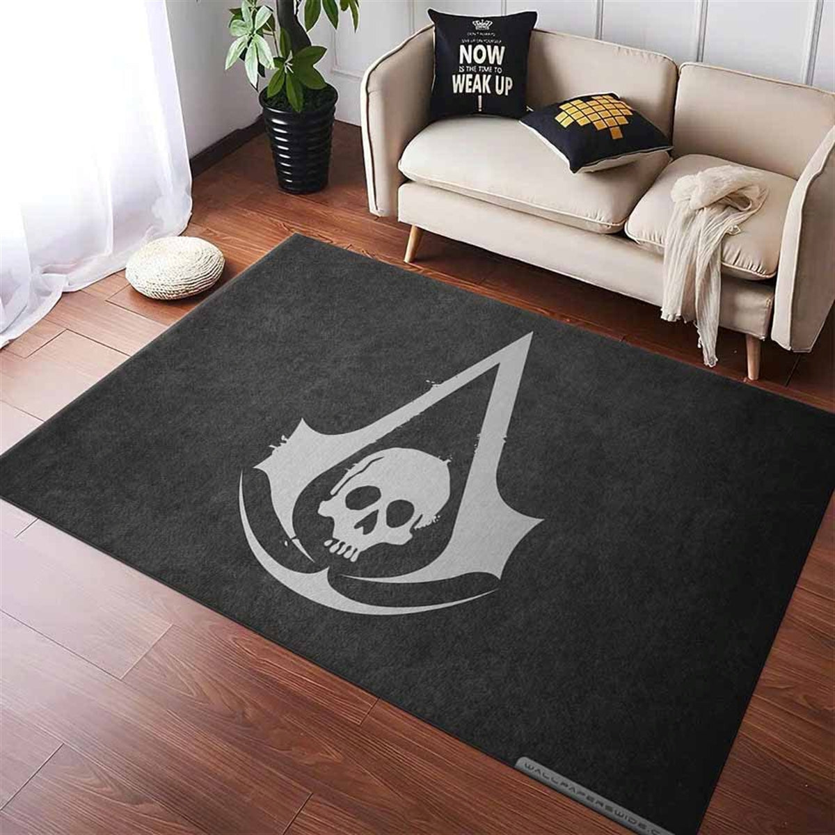Assassins Creed 4 Pirate Flag Teppich