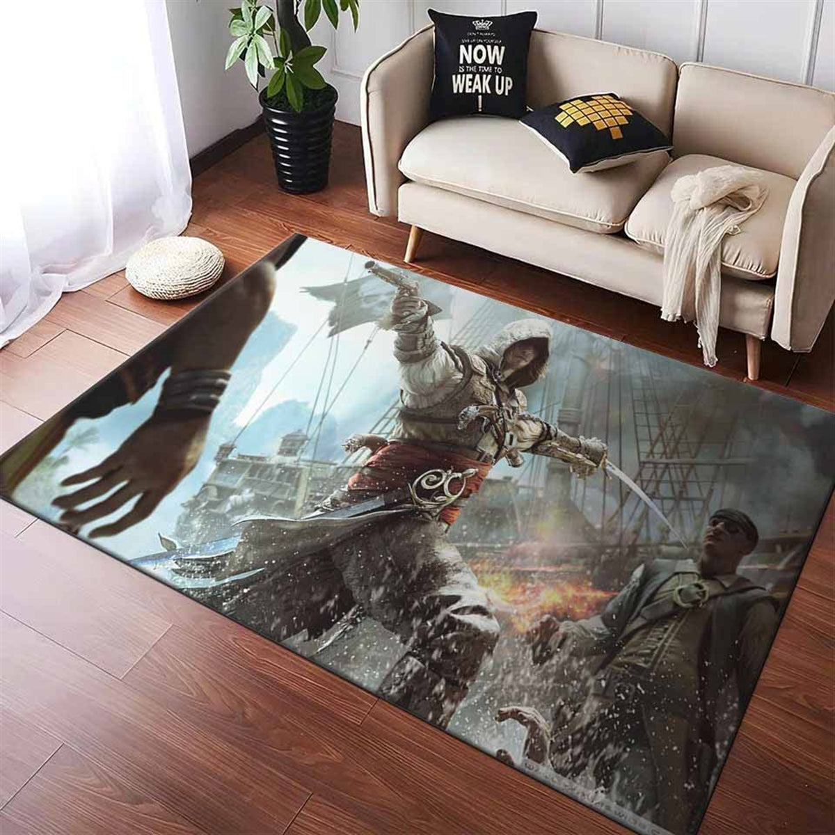 Assassins Creed Iv Black Flag Edward Kenway Teppich