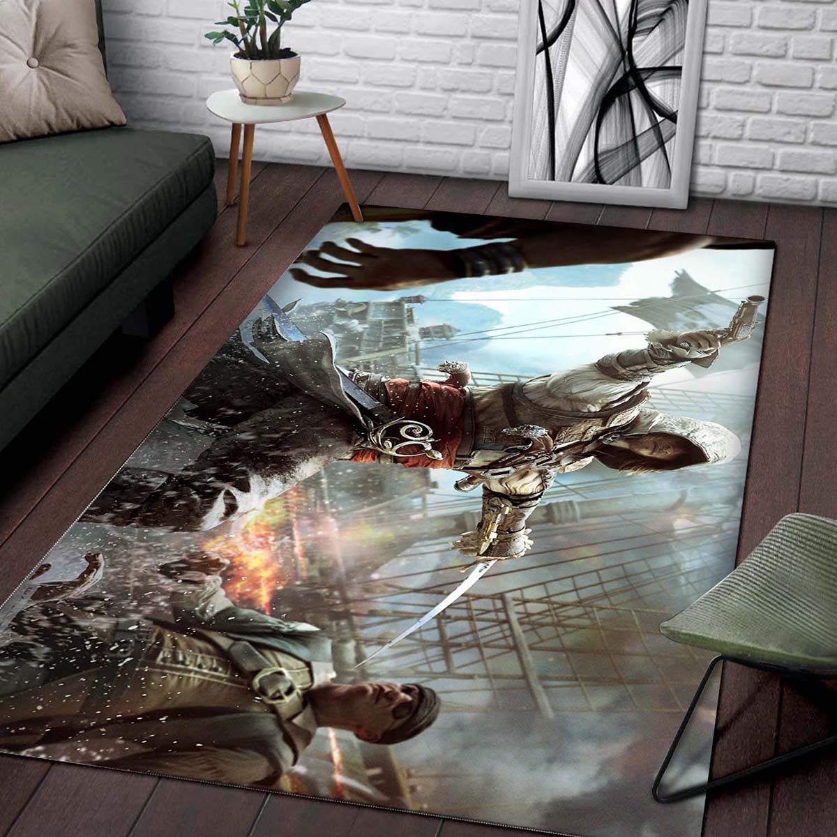 Assassins Creed Iv Black Flag Edward Kenway Teppich 2