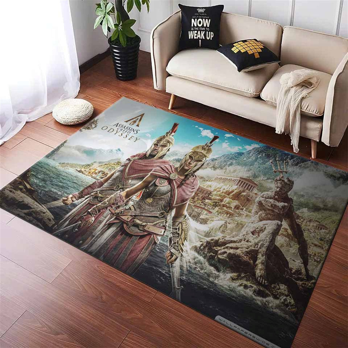 Assassins Creed Odyssey Kassandra Alexios Teppich