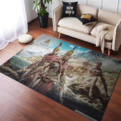 Assassins Creed Odyssey Kassandra Alexios Teppich