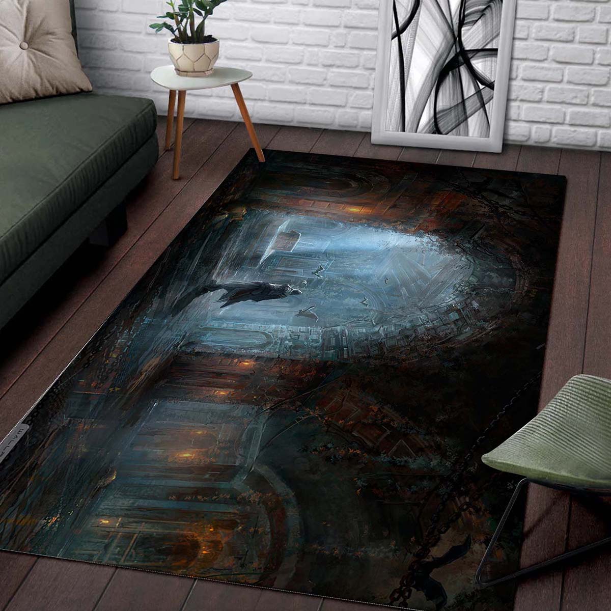 Assassins Creed Painting Teppich 2