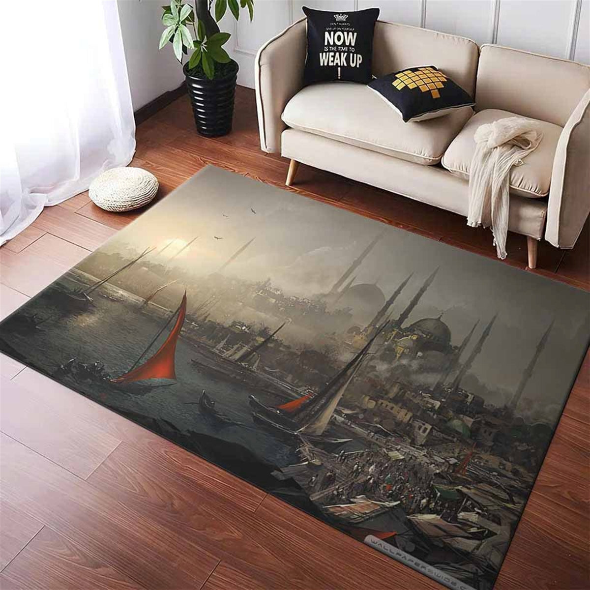 Assassins Creed The City Port Teppich