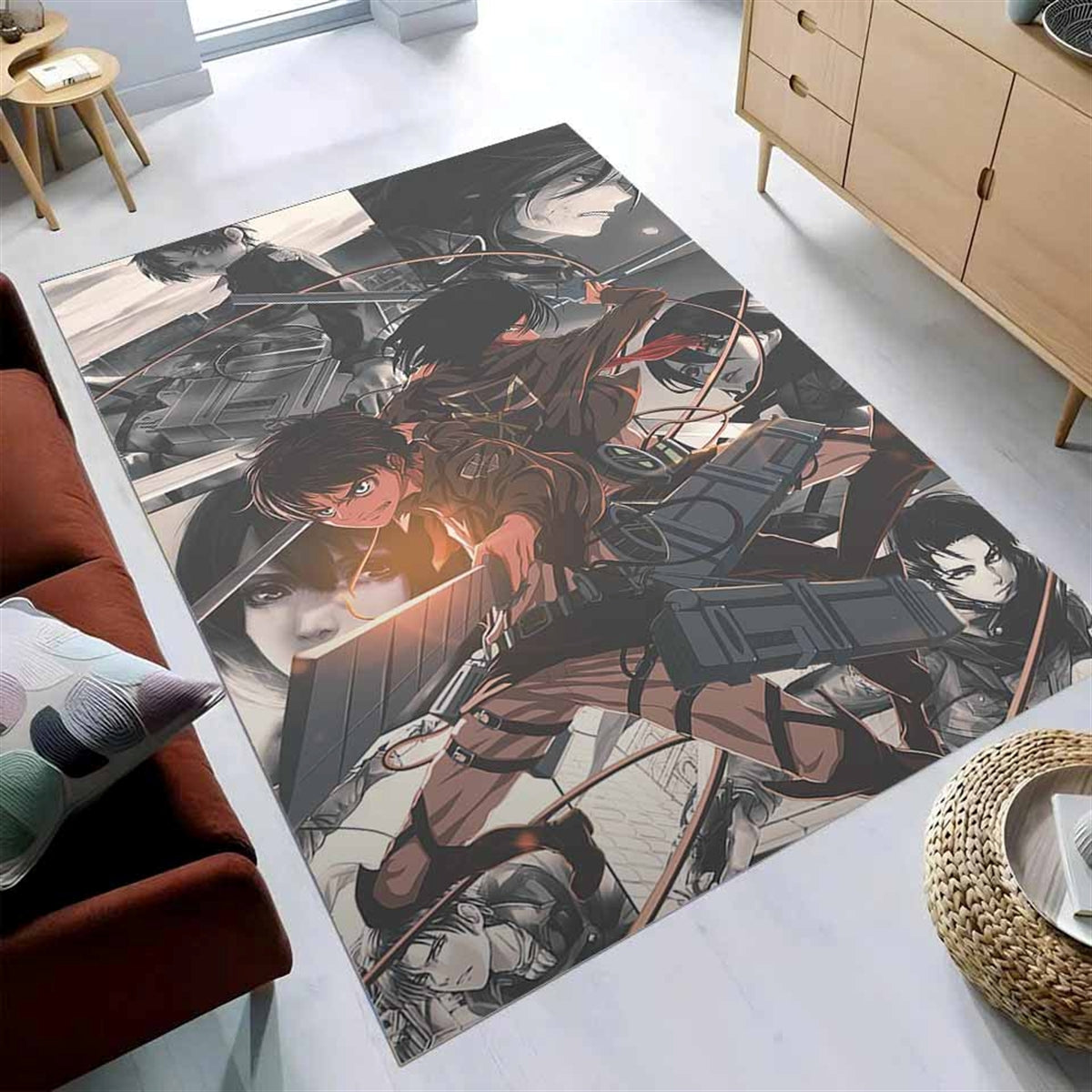 Attack On Titan 22 Anime Teppich