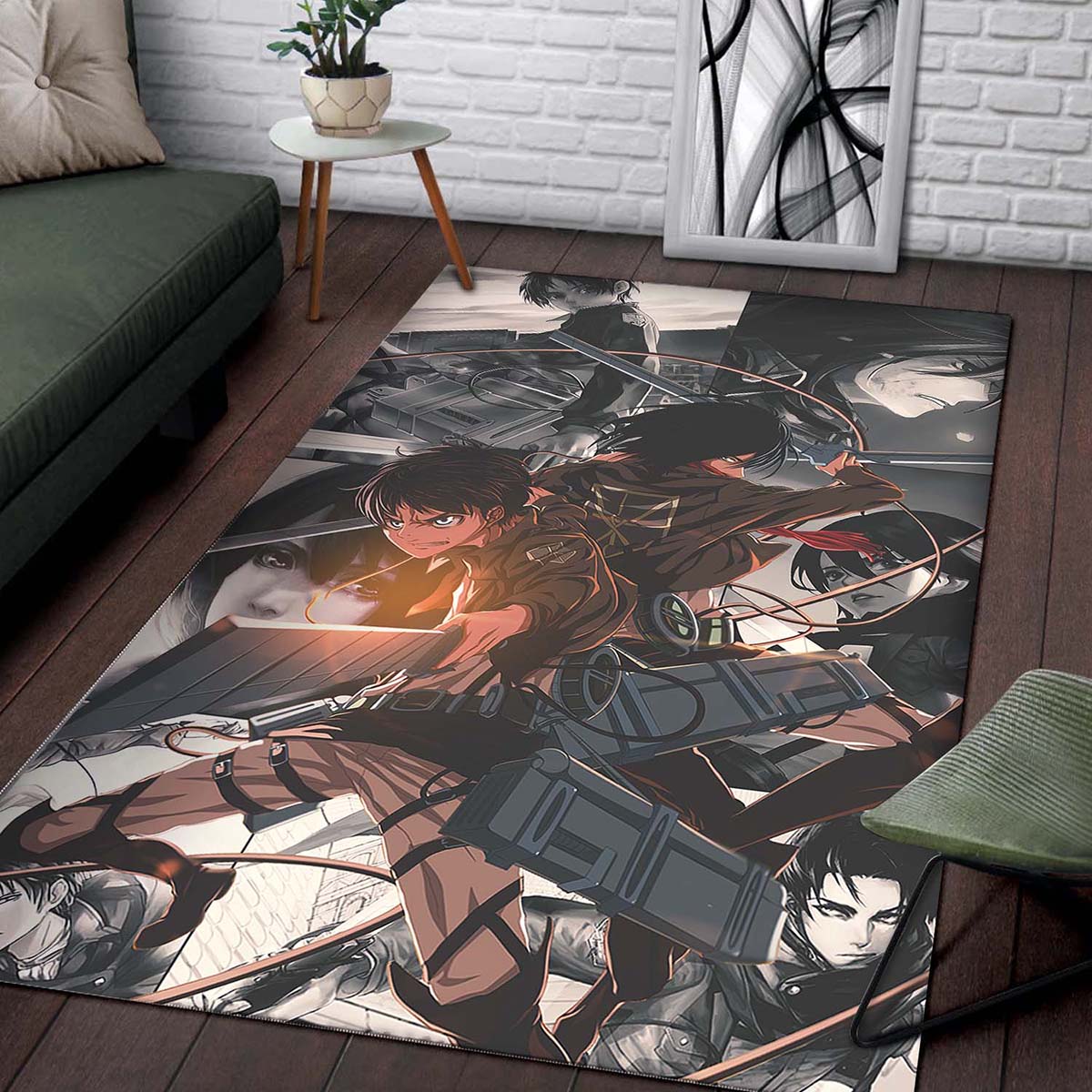 Attack On Titan 22 Anime Teppich 2