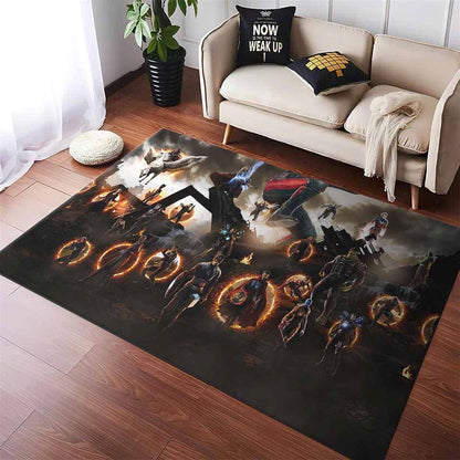 Avenger Endgame Captain America Iron Man Teppich