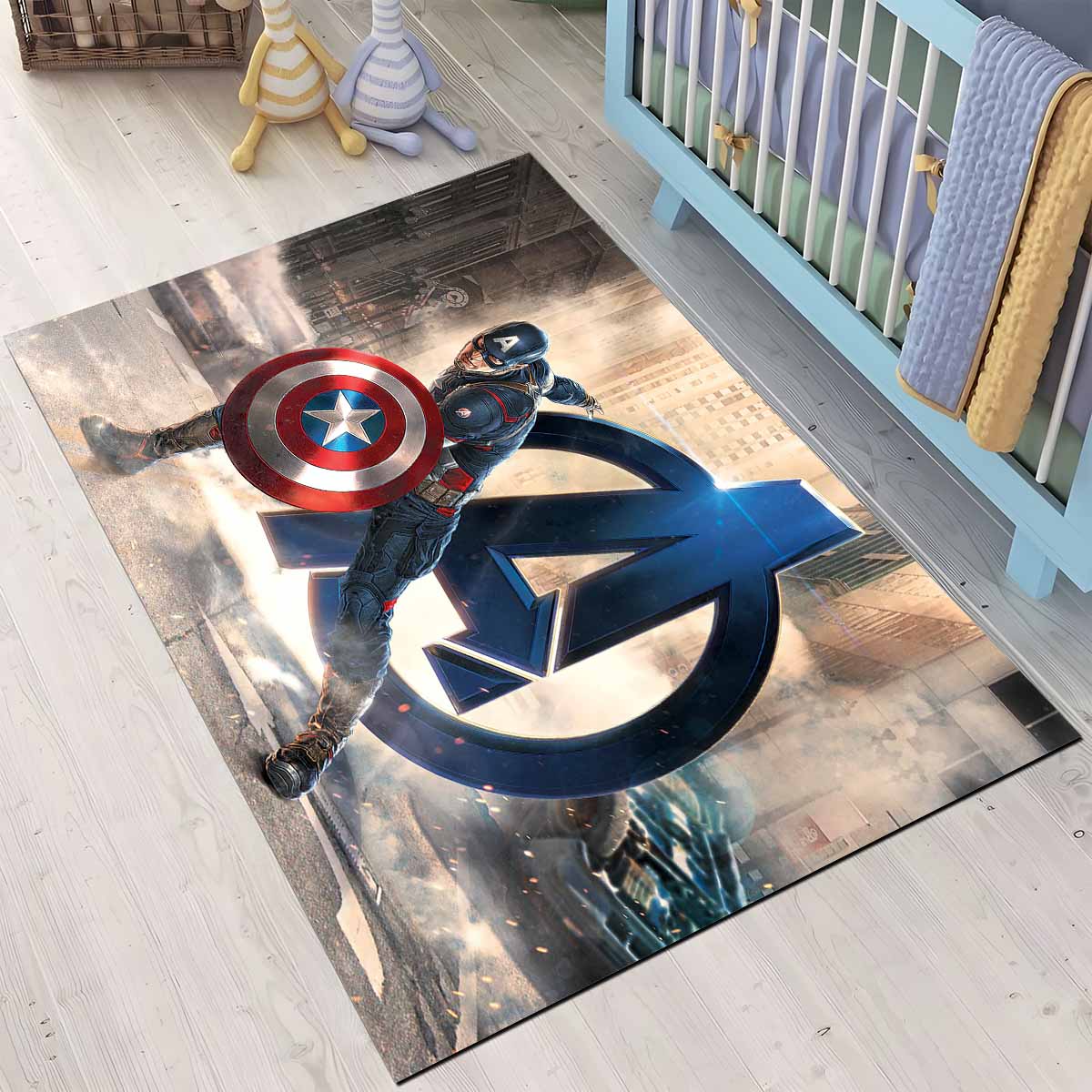 Avengers Age Of Ultron Captain America Superheld Teppich 3