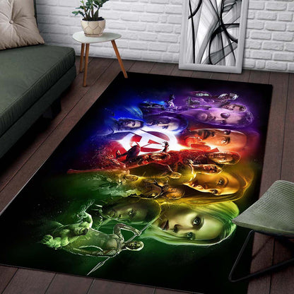 Avengers infinity war superheroes poster Teppich 2