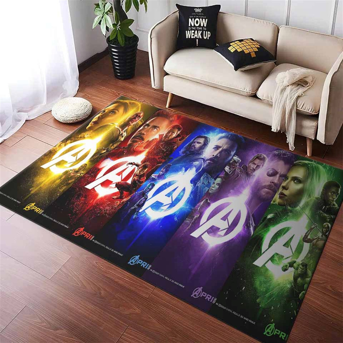 Avengers infinity war superheroes1 Teppich