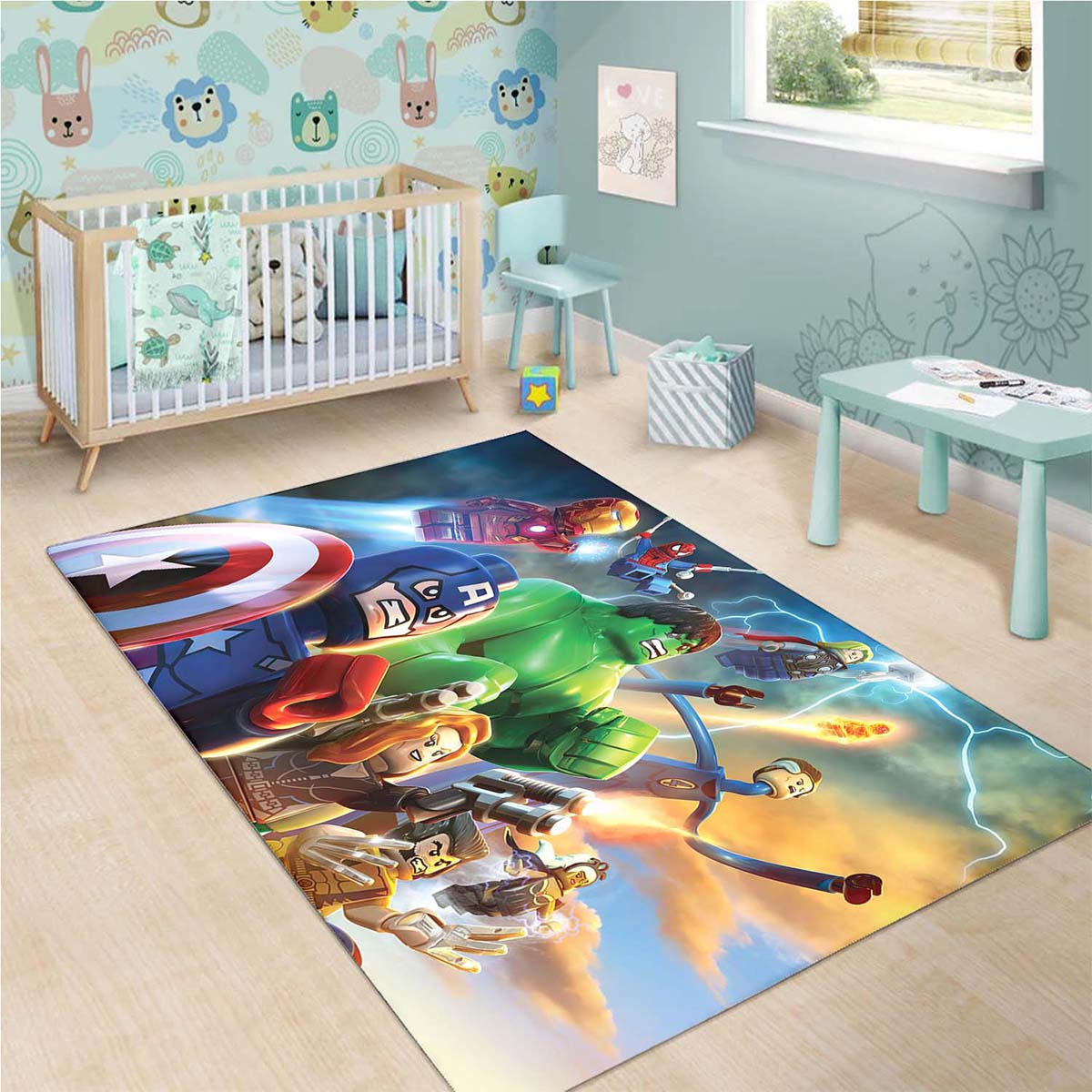 Avengers Lego Battle Teppich 3