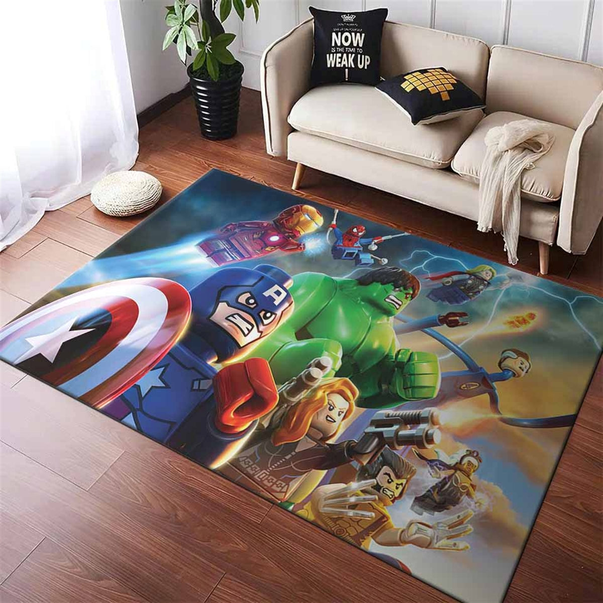 Avengers lego Teppich